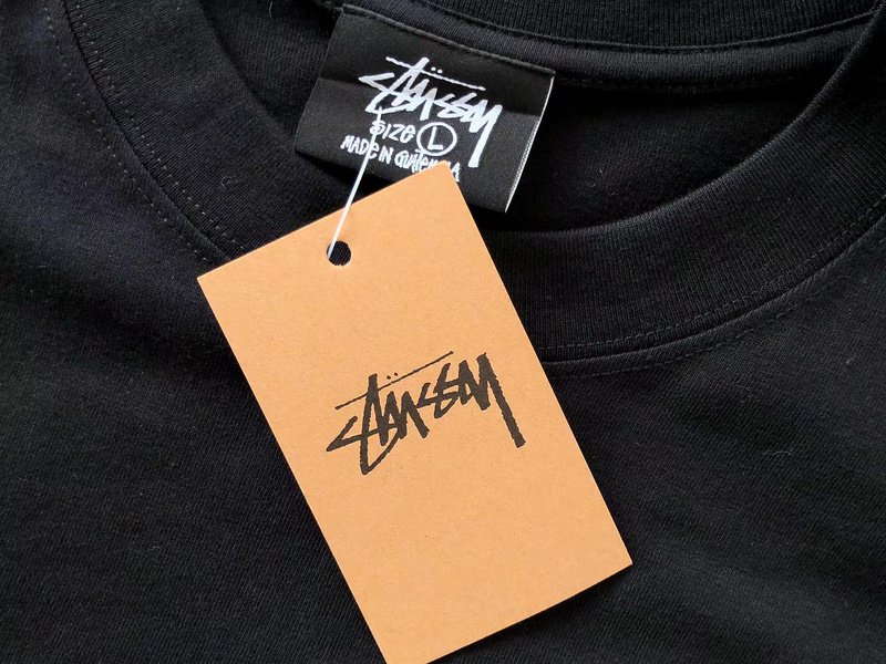 Футболка Stussy Lettering Inside Colorful Circle "Black" фото № 4