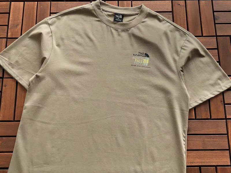 Футболка The North Face Small Logo With Shadow "Green" фото № 2