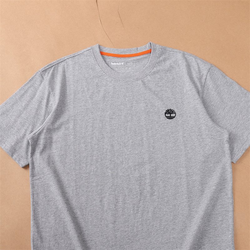 Футболка Timberland Small Logo Front "Gray" фото № 3