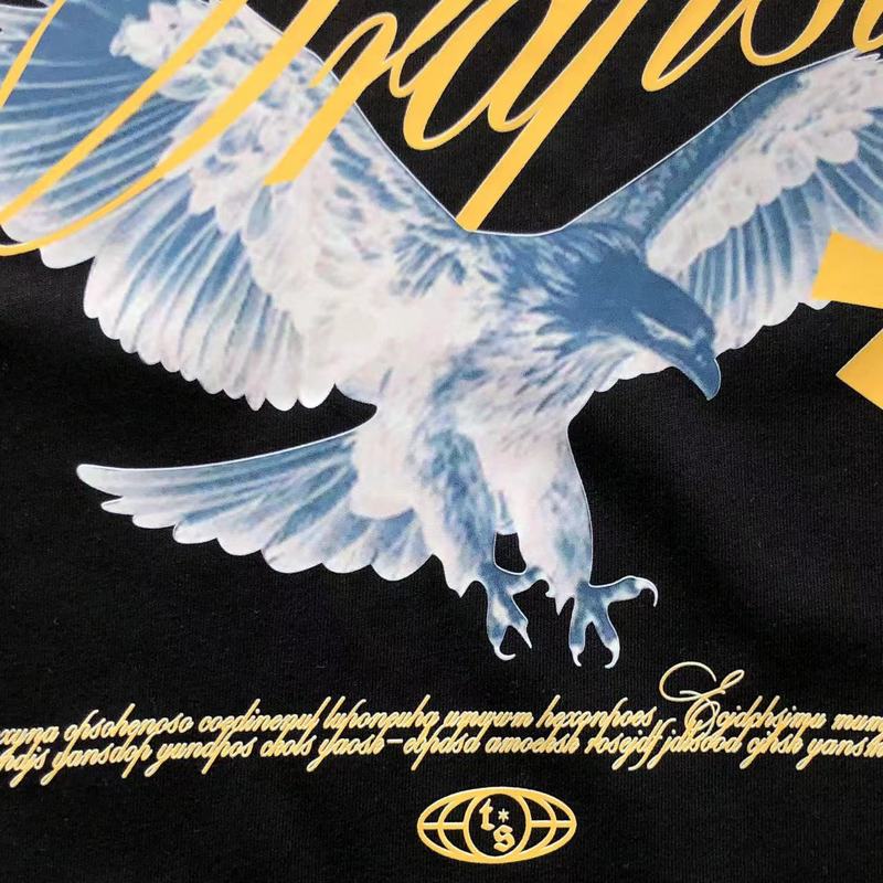 Футболка Trapstar Eagle With Logo Inscription And Star "Black" фото № 4