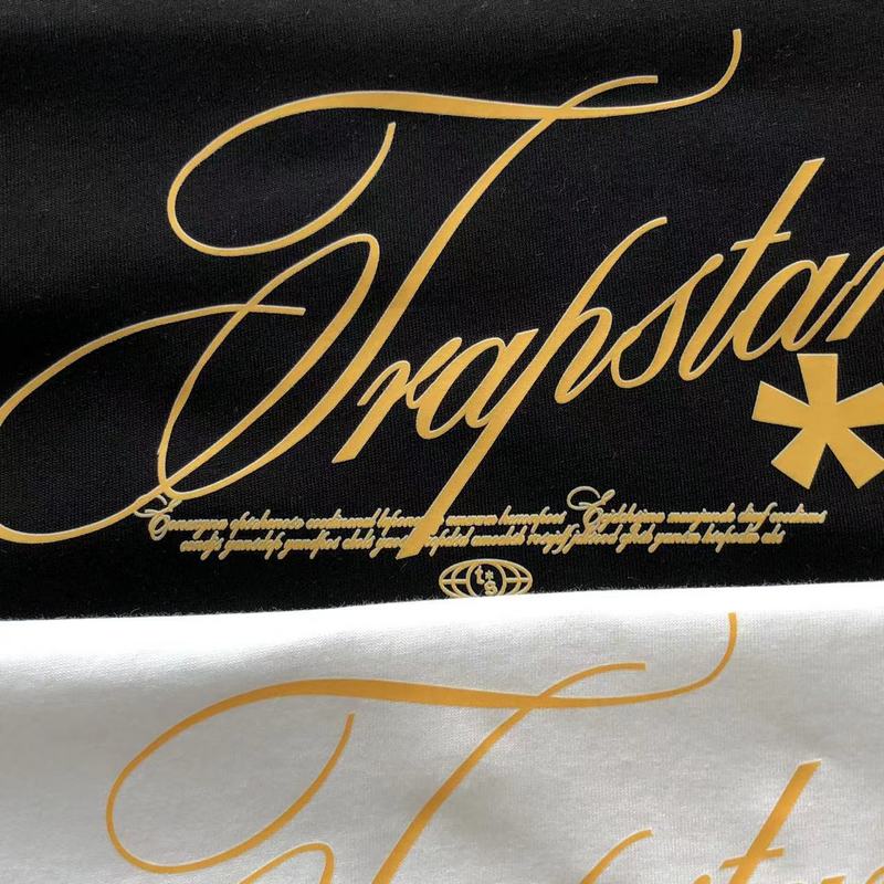Футболка Trapstar Eagle With Logo Inscription And Star "Black" фото № 5