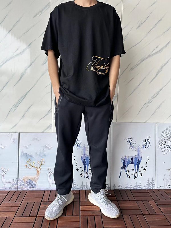 Футболка Trapstar Eagle With Logo Inscription And Star "Black" фото № 8