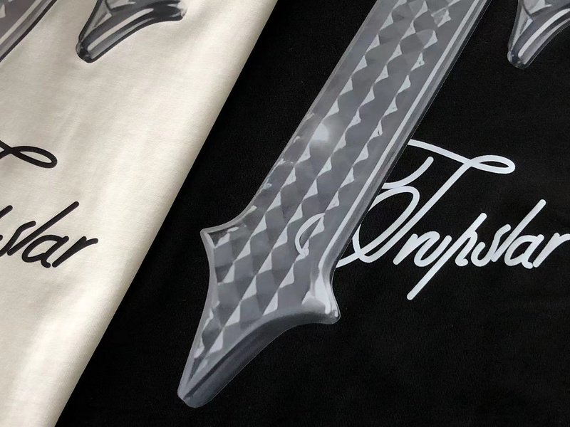 Футболка Trapstar Shiny Logo Front "Black" фото № 7