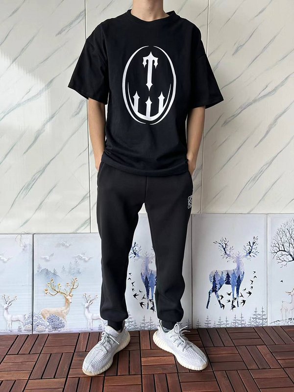 Футболка Trapstar Big Logo In Oval "Black" фото № 8