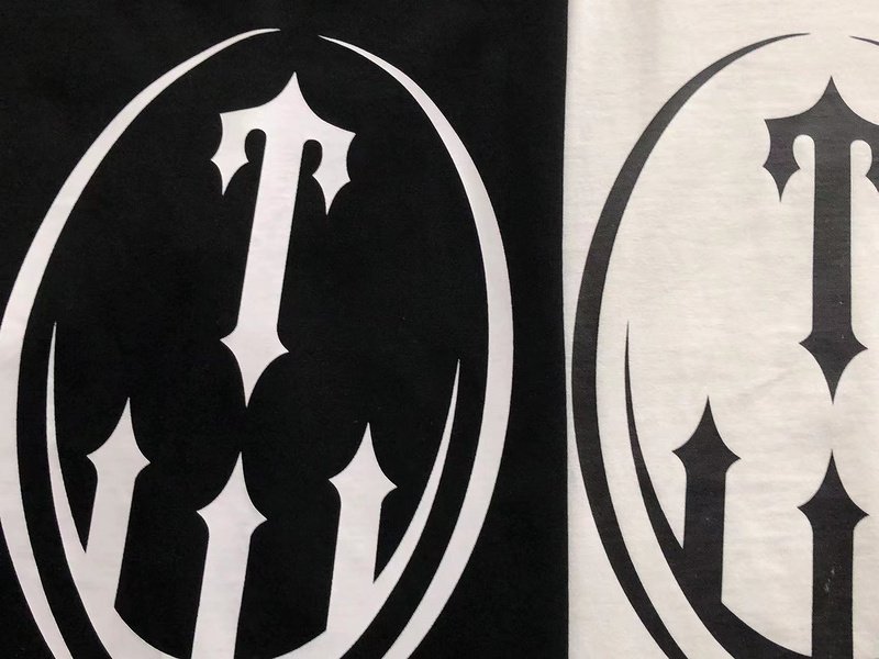 Футболка Trapstar Big Logo In Oval "Black" фото № 6