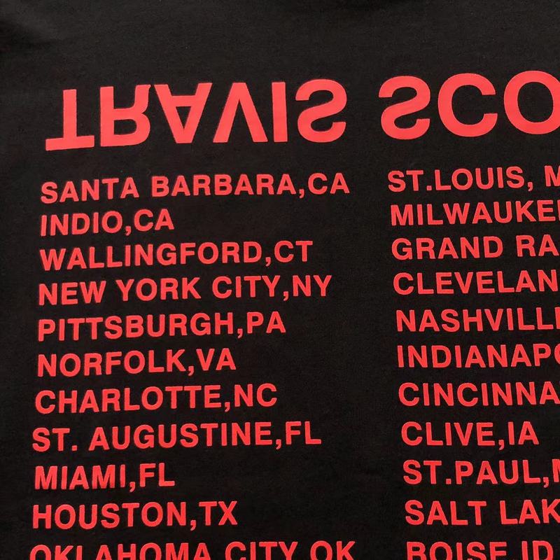 Футболка Travis Scott Astroworld Flying Eagle Print "Black" фото № 7