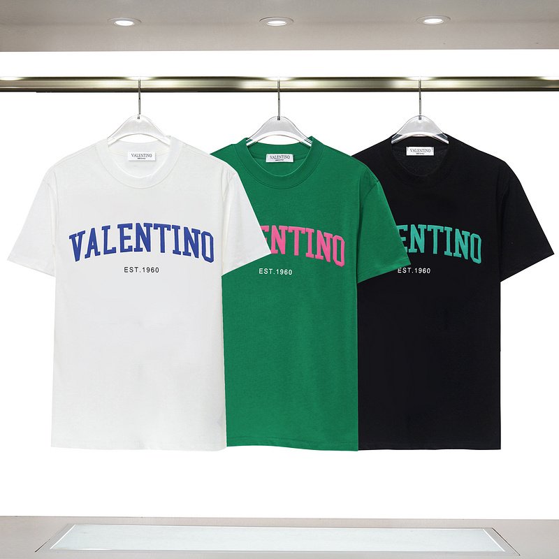 Футболка Valentino Text Logo "White" фото № 3