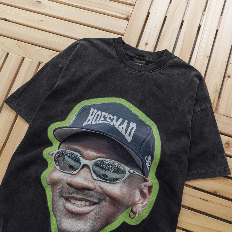 Футболка Vintage With Face Print "Black" фото № 4