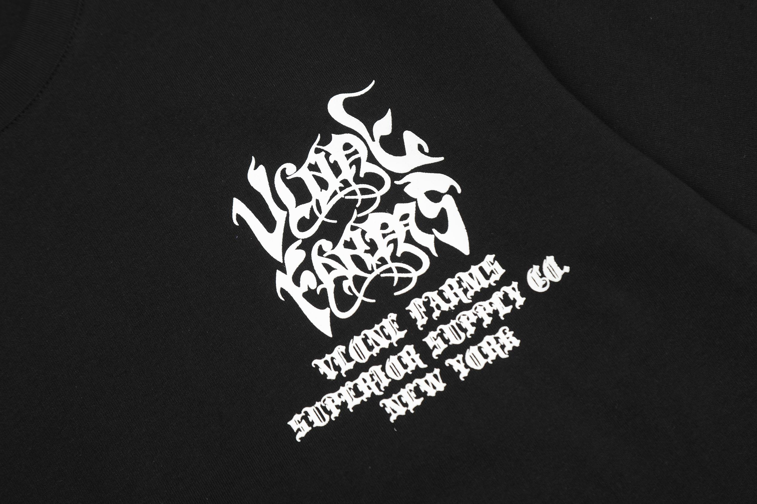 Футболка Vlone Multi Text Skull "Black" фото № 4