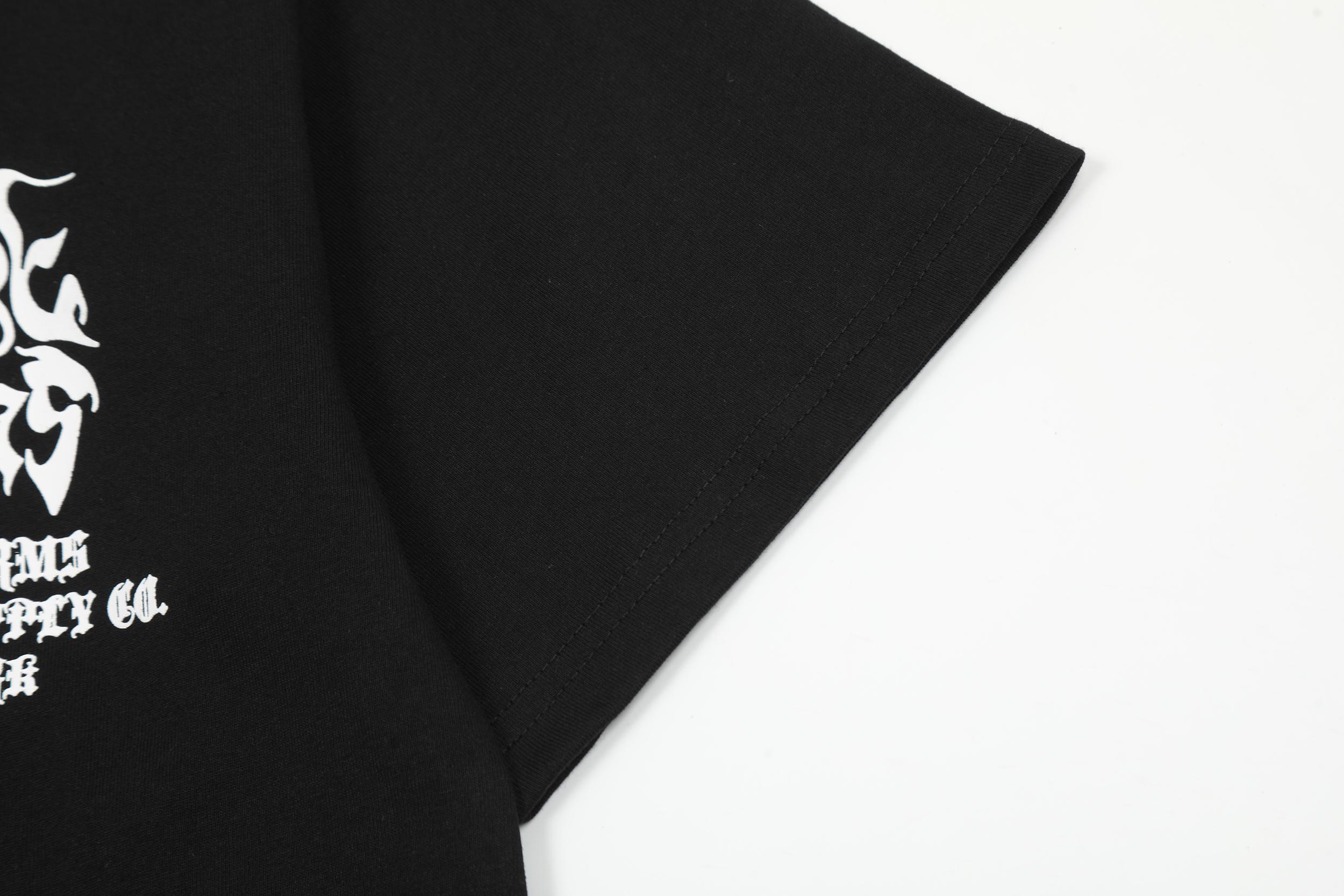 Футболка Vlone Multi Text Skull "Black" фото № 3