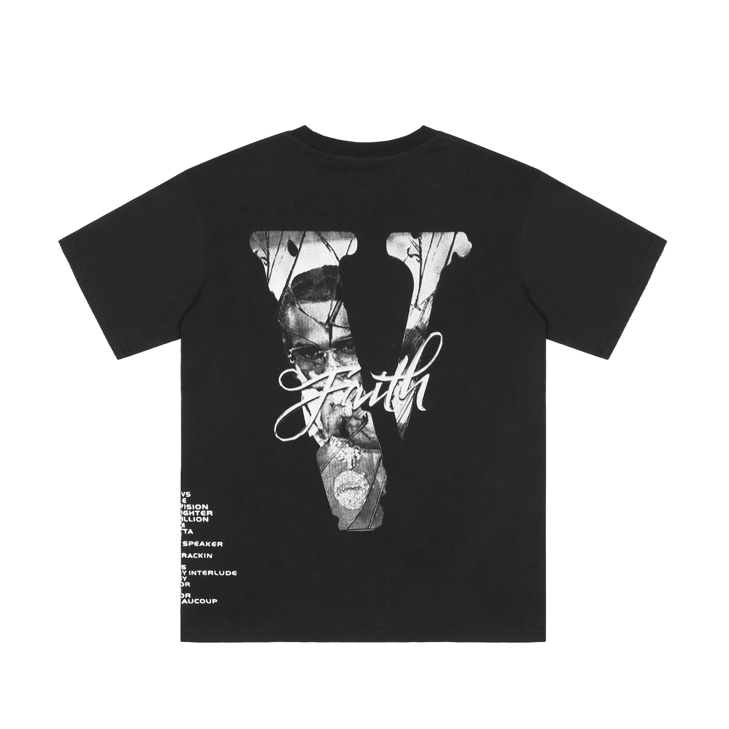 Футболка Vlone Pop Smoke "Black" фото № 2