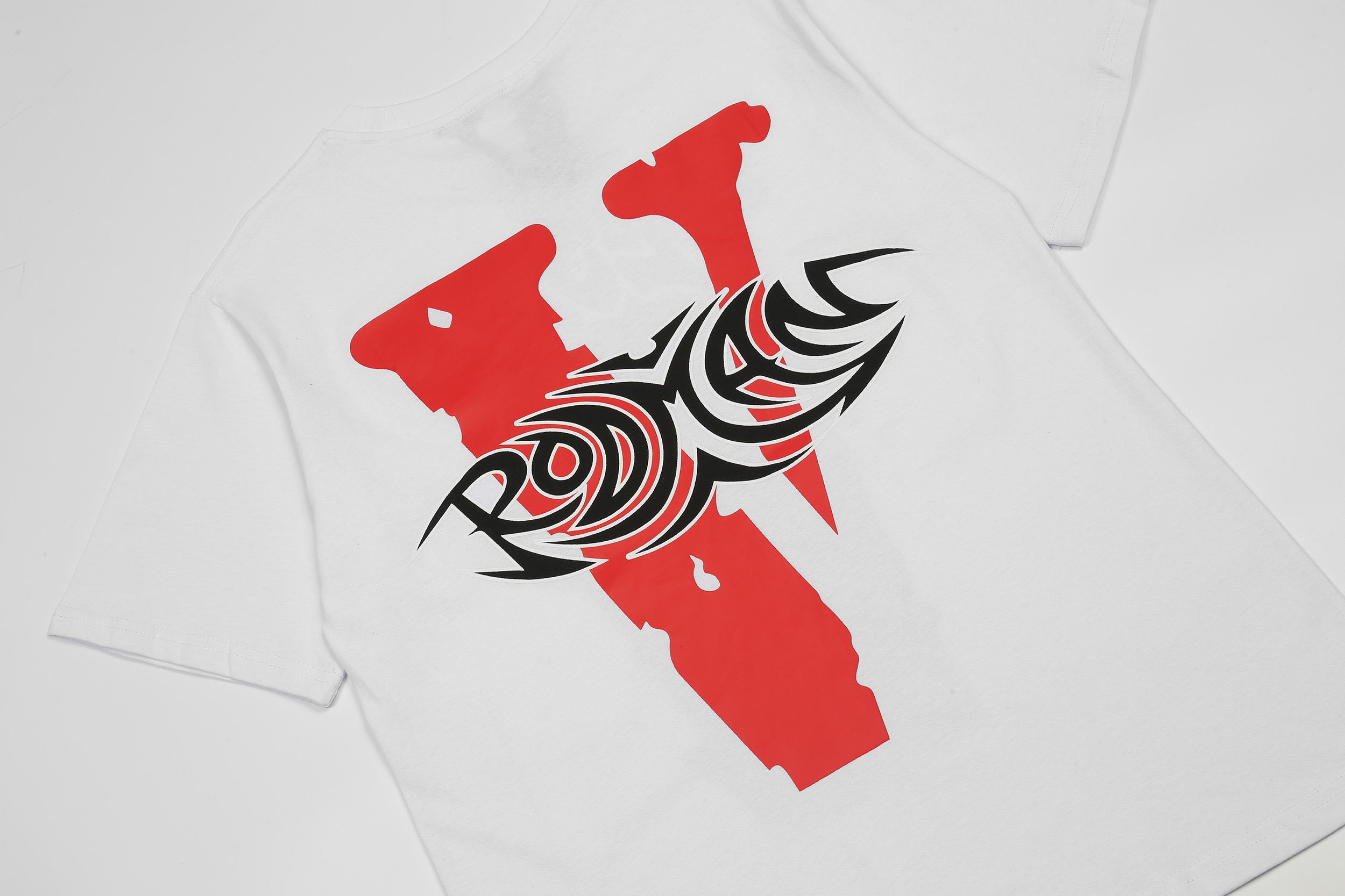 Футболка Vlone Rodman V-Face "White" фото № 7