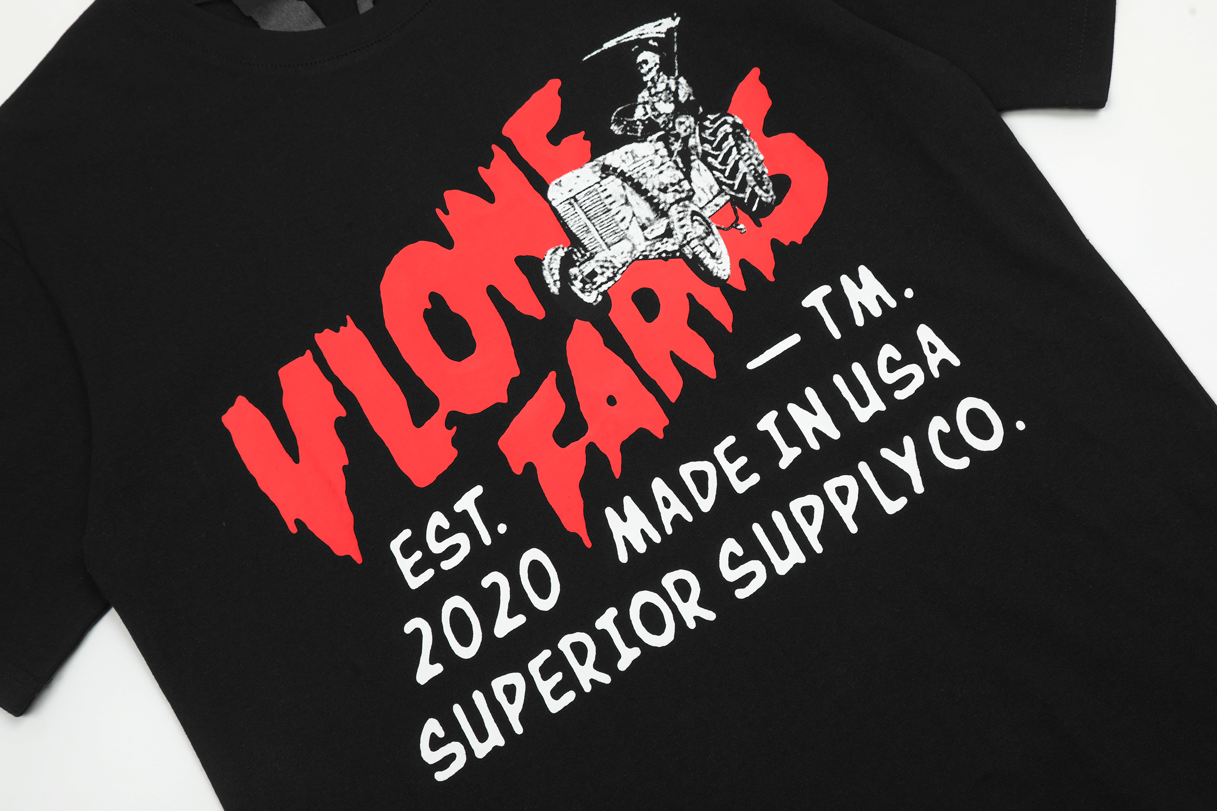 Футболка Vlone Farms Superior Supply Co "Black" фото № 5