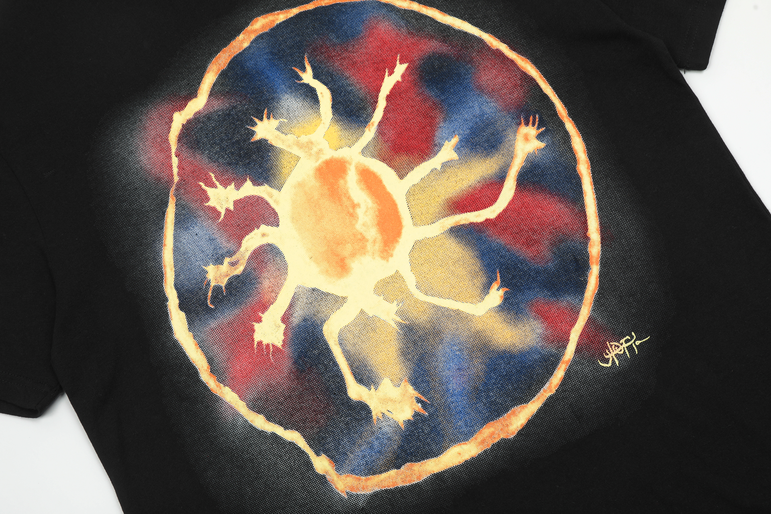 Футболка Vlone Tour I Saw It With My Eyes "Black" фото № 5