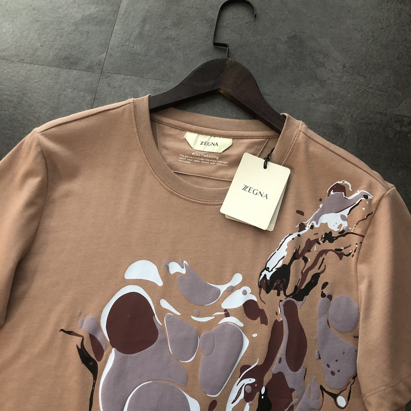 Футболка Zegna With Picture "Beige" фото № 8