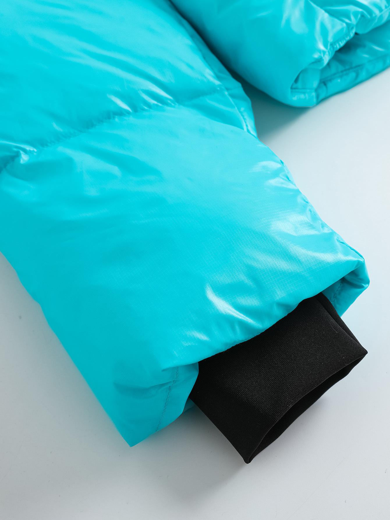 Пуховик Canada Goose Cypress Cropped Puffer "Blue" фото № 5