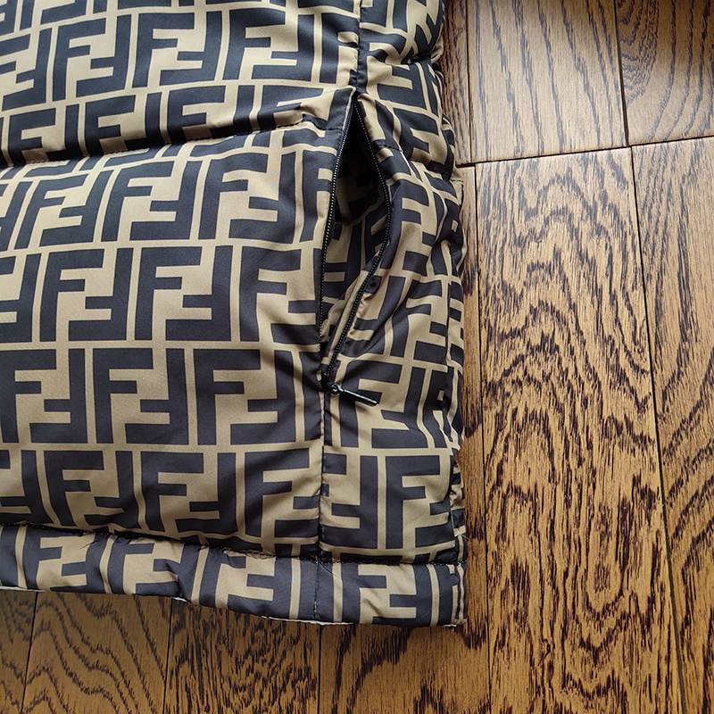 Пуховик Fendi Two-Sided "Black" фото № 8