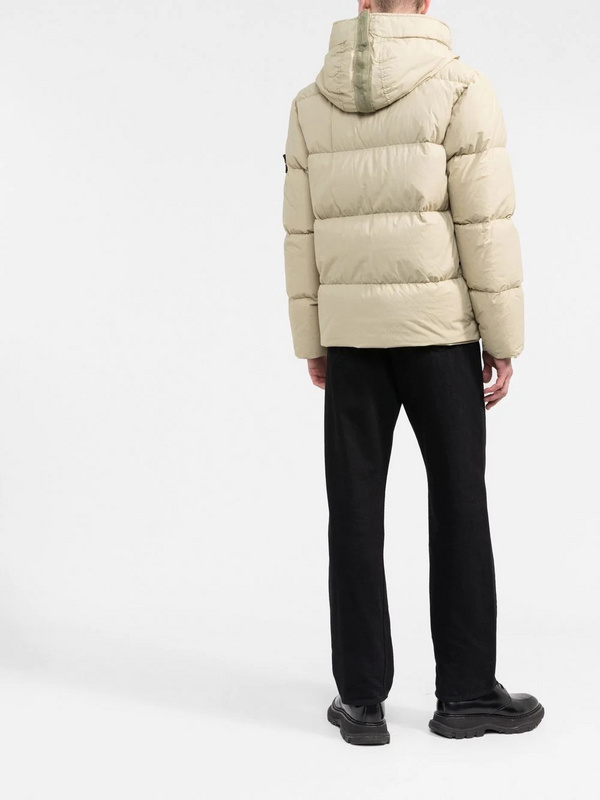 Пуховик Stone Island New Collection "Beige" фото № 4
