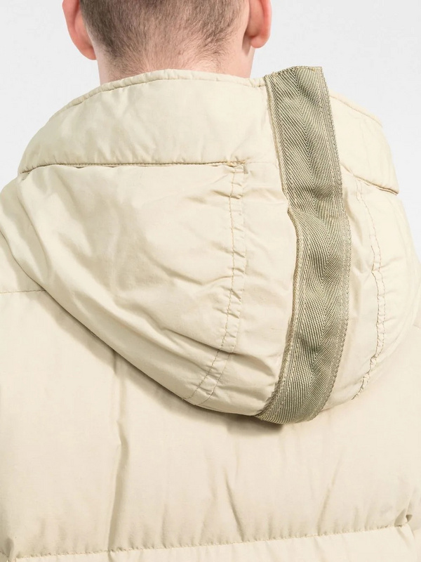 Пуховик Stone Island New Collection "Beige" фото № 2