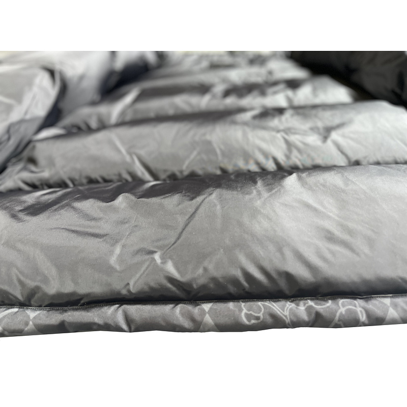 Пуховик The North Face With Patterns And Logo "Black/Gray" фото № 8