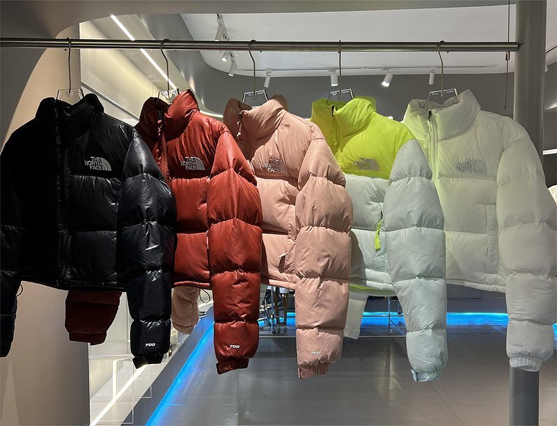 Пуховик North Face Front Zip Style "Black" фото № 7