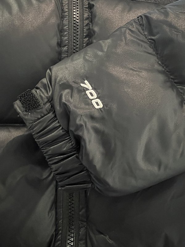 Пуховик North Face Front Zip Style "Black" фото № 5