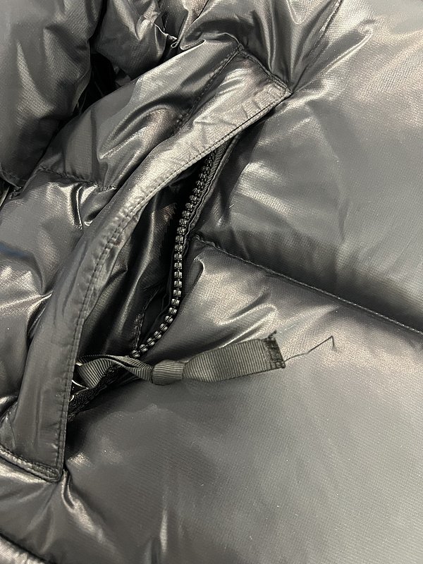 Пуховик North Face Front Zip Style "Black" фото № 6