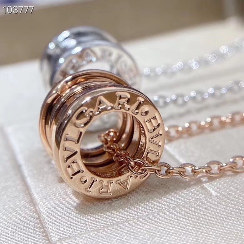 Подвеска Bulgari Wide With Shaped Like Spool Of Thread "Gold" фото № 2