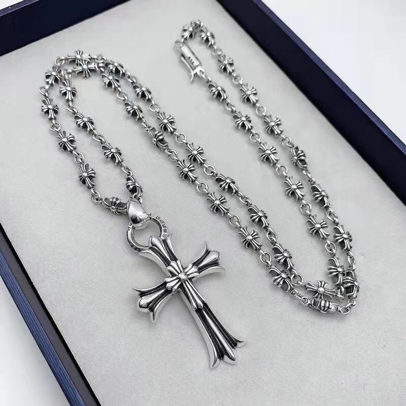 Подвеска Chrome Hearts Stylish Cross "Silver" фото № 4