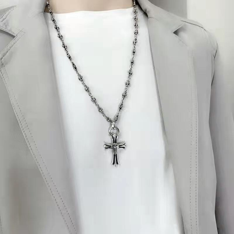 Подвеска Chrome Hearts Stylish Cross "Silver" фото № 5