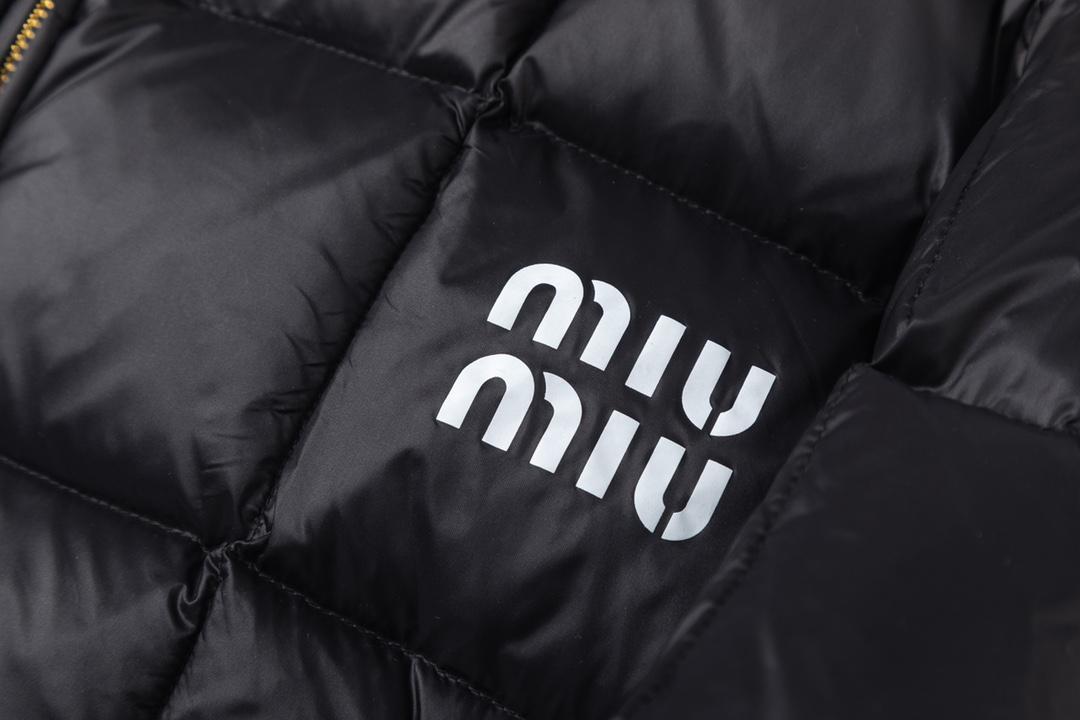 Пуховик Miu Miu Signature Cube "Black" фото № 7