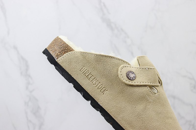 Birkenstock Boston Shearling "Latte Cream" фото № 4