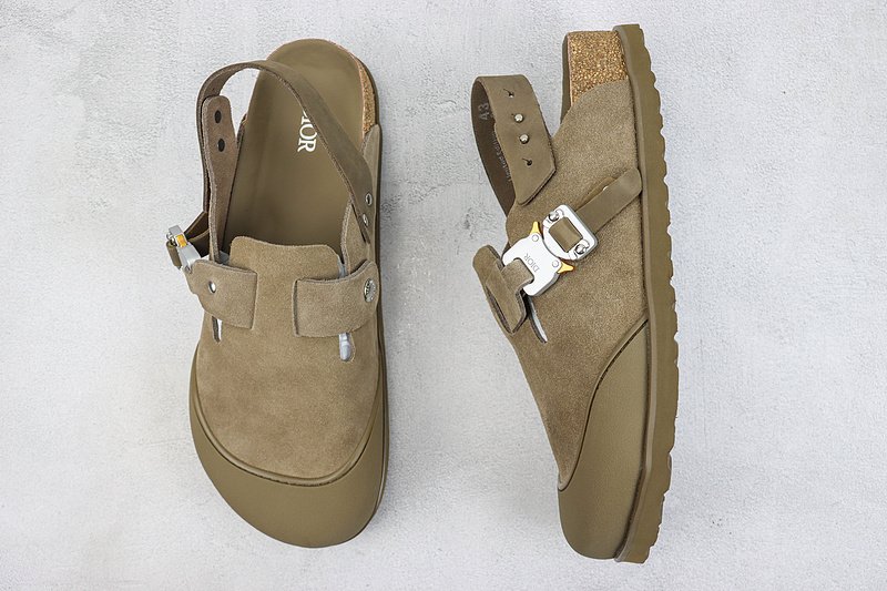 Dior x Birkenstock Tokio "Tobacco Brown" фото № 6