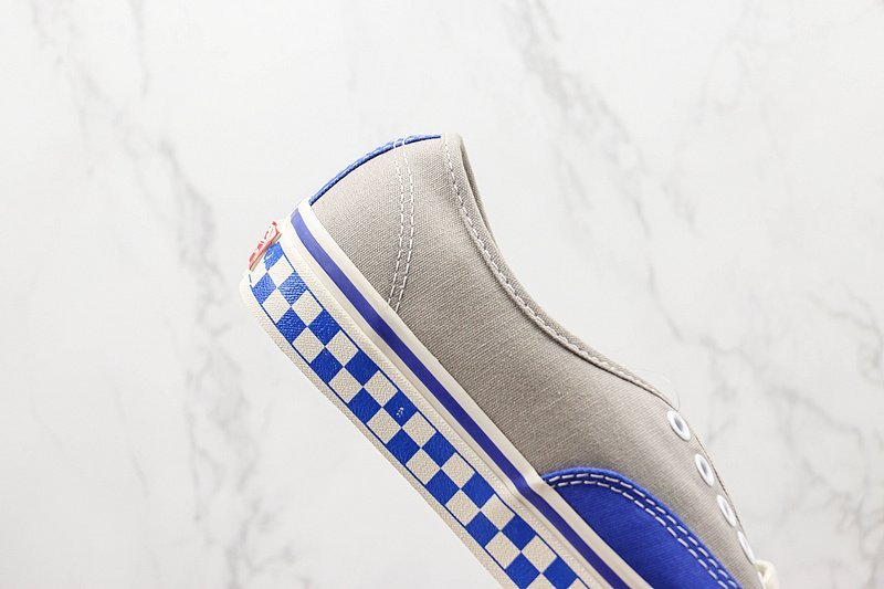 Vans Authentic "Sidewall Checkboard/Grey/Blue" фото № 3
