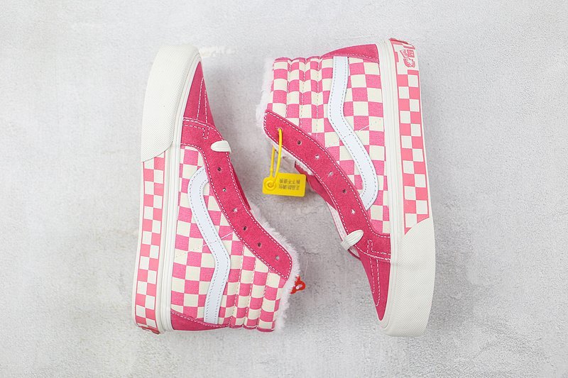 Vans SK8-Hi "Pink Checkboard" фото № 6