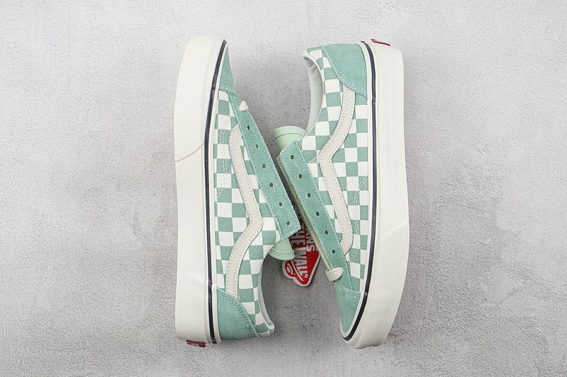 Vans Old Skool "Mint Green/Chessboard" фото № 6