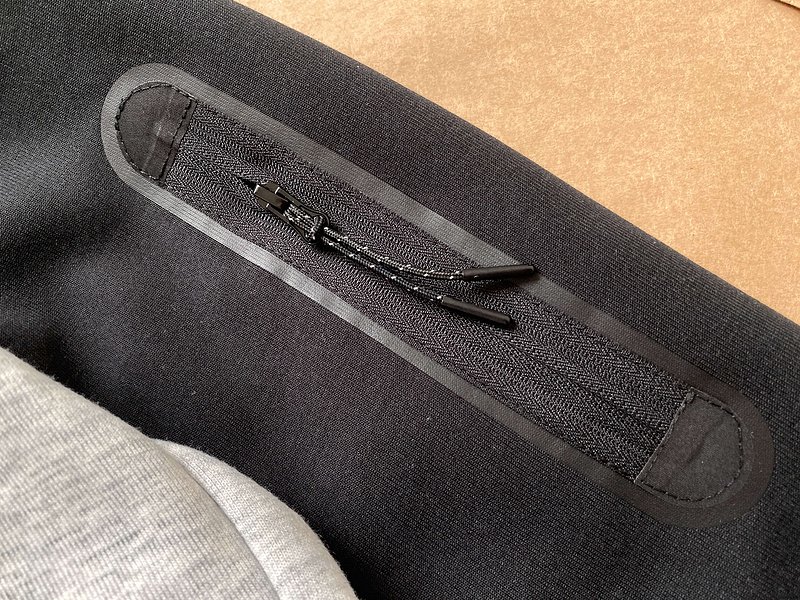 Худи Nike With Pocket On The Arm ZIP "Black/Gray" фото № 5
