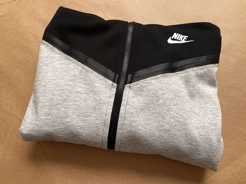 Худи Nike With Pocket On The Arm ZIP "Black/Gray" фото № 6