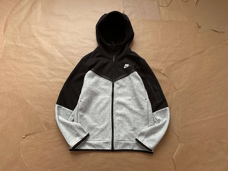 Худи Nike With Pocket On The Arm ZIP "Black/Gray" фото № 8