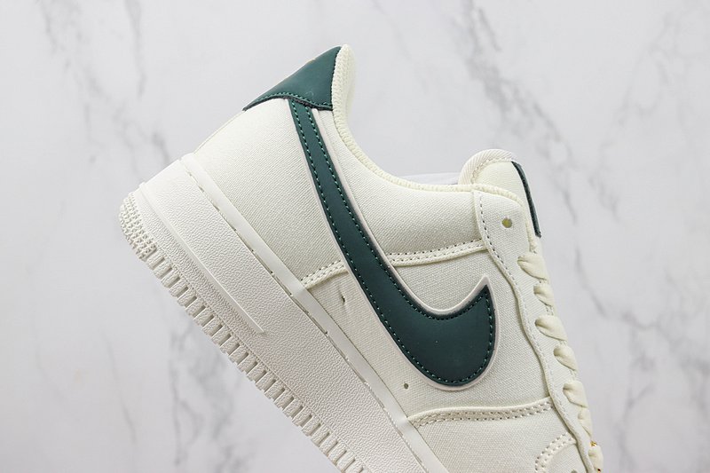 Nike Air Force 1 07 Low Off "White/Green/Gold" фото № 4