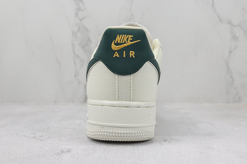 Nike Air Force 1 07 Low Off "White/Green/Gold" фото № 8