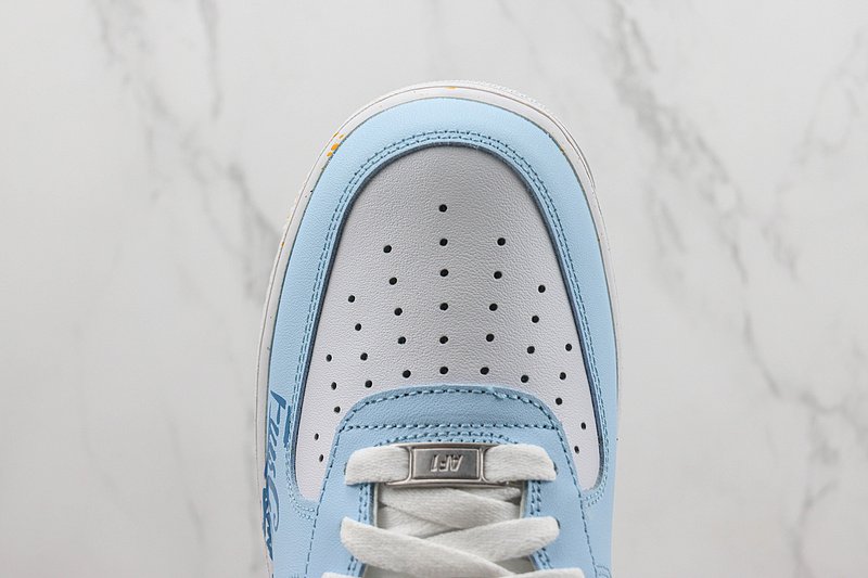 Nike Air Force 1 Low "Sky Blue/Light Grey/Yellow" фото № 4