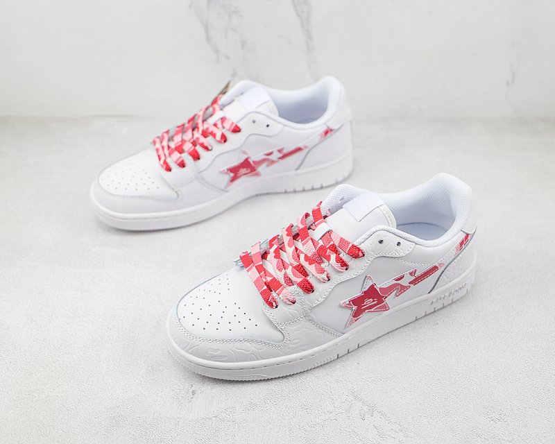 A Bathing Ape Bape Sta "White/Camo Pink" фото № 3