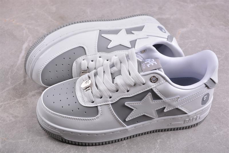 Bapesta #6 Patent Leather Pack "Grey" фото № 5