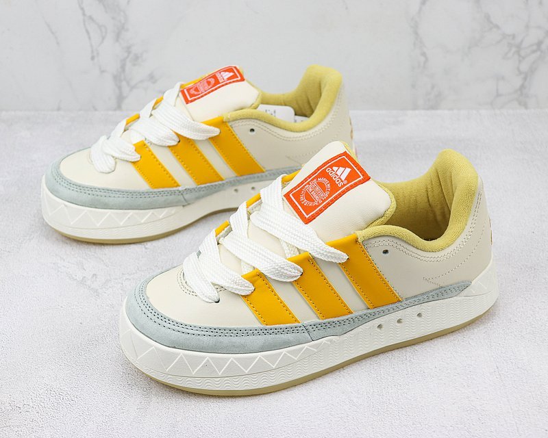 Adidas Adimatic "Off White/Yellow" фото № 5