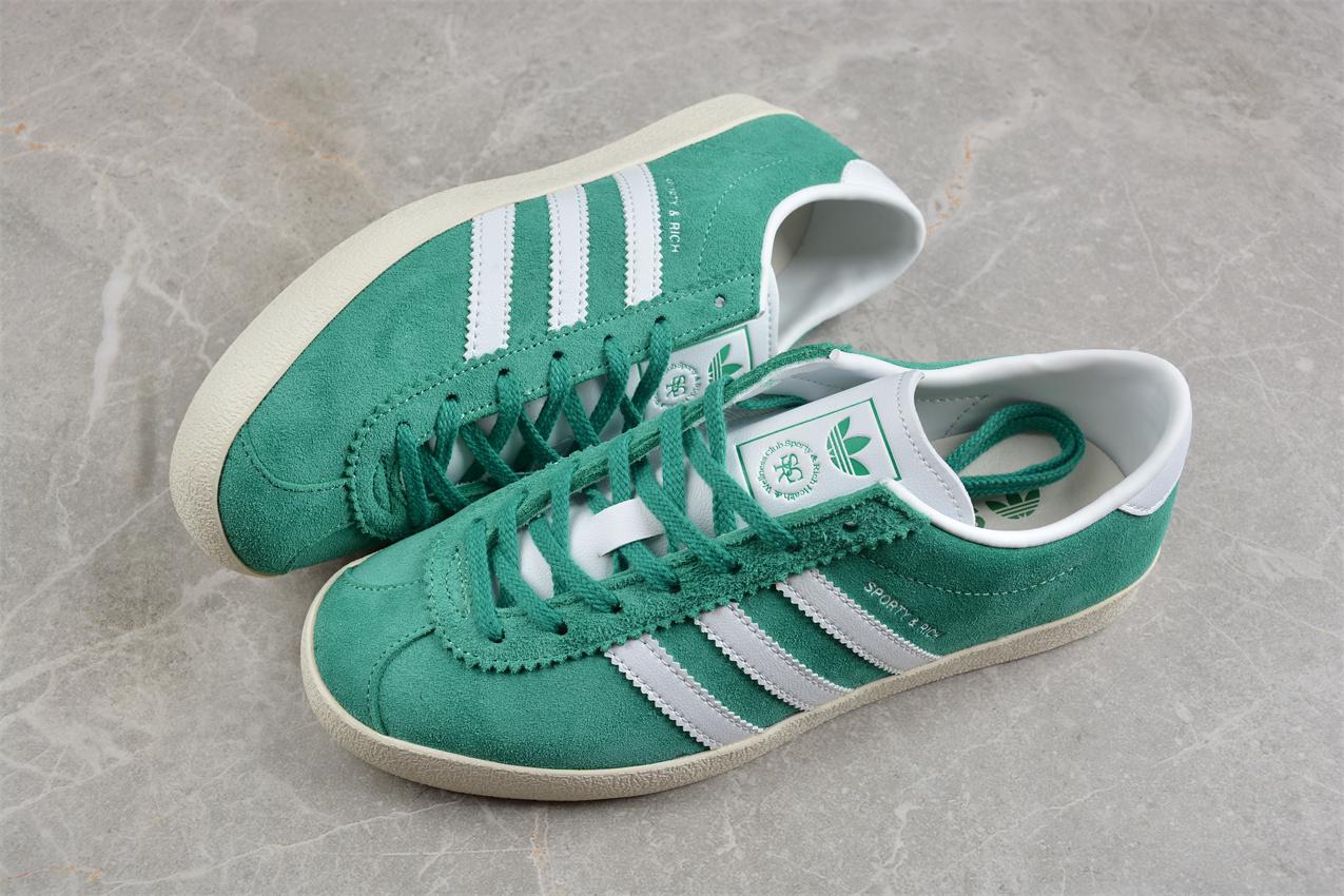 Sporty & Rich X Adidas Blanc "Green" фото № 6