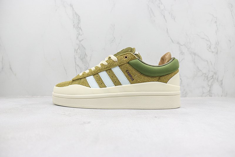 Bad Bunny x Adidas Campus Light "Green/Cream White" фото № 2