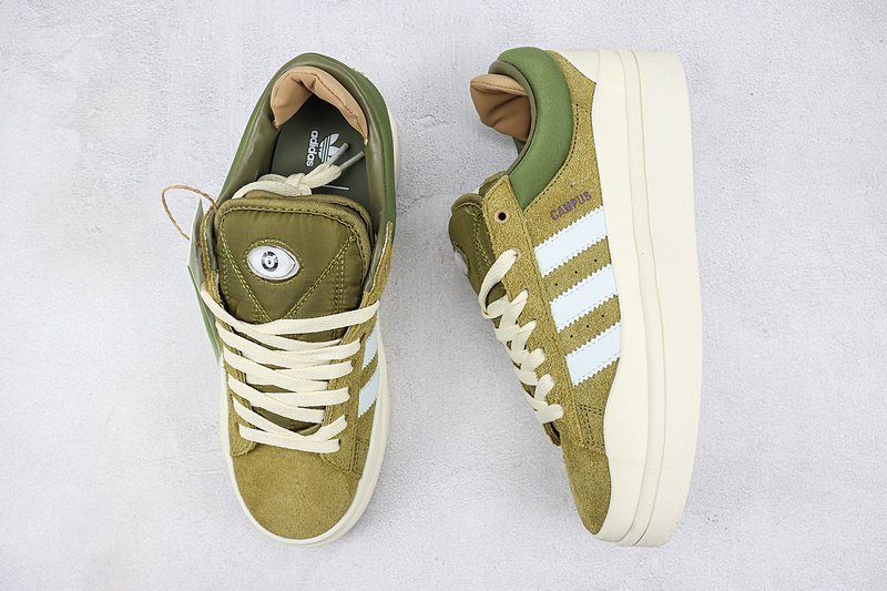 Bad Bunny x Adidas Campus Light "Green/Cream White" фото № 6