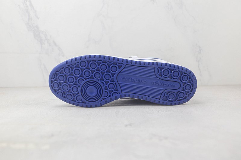 Adidas Forum 84 Mid "White/Blue" фото № 8