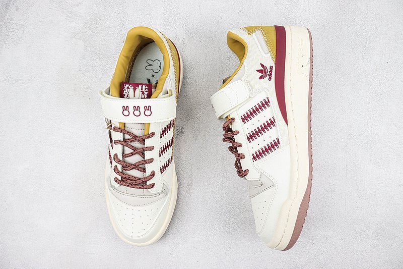 Off-White x Fansack x Adidas Forum 84 Low "Miffy" фото № 7